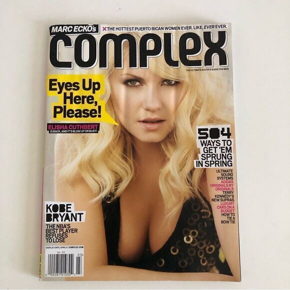 Complex Magazine October/November 2009 Kobe Bryant/Elisha Cuthbert Marc Ekco - Picture 2 of 2